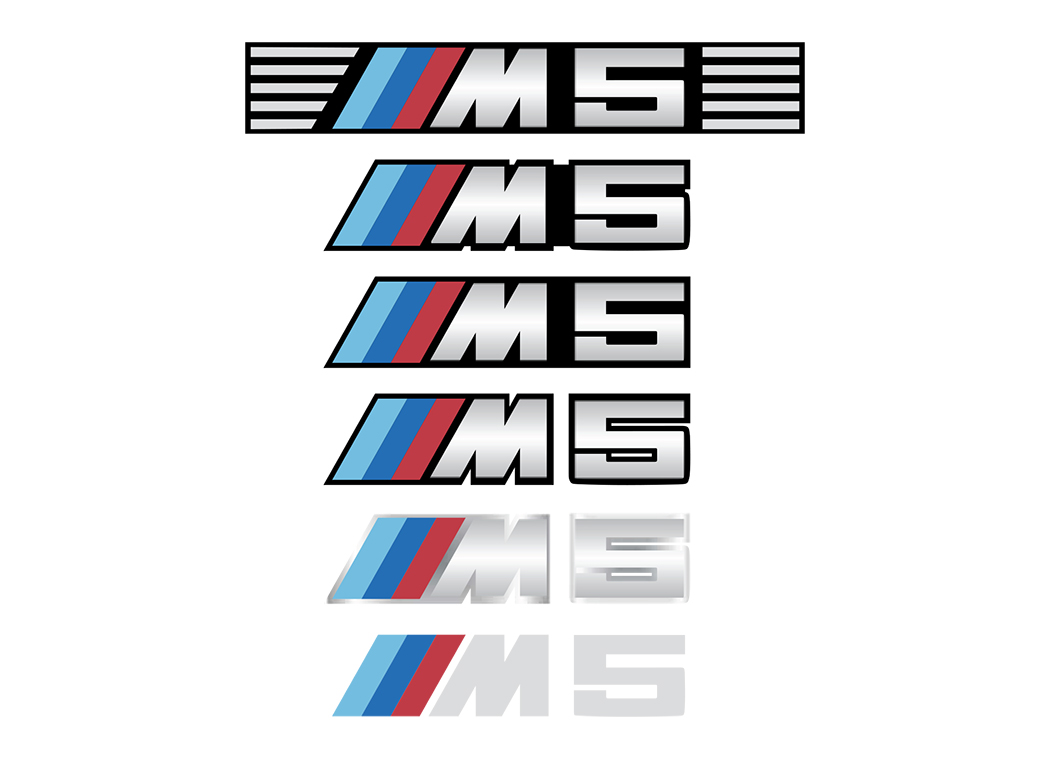 宝马M5车标logo矢量图