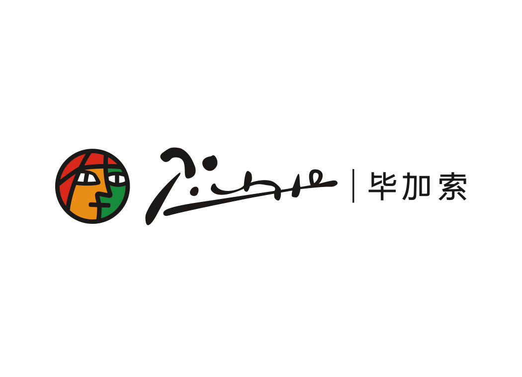 毕加索钢笔logo标志矢量图