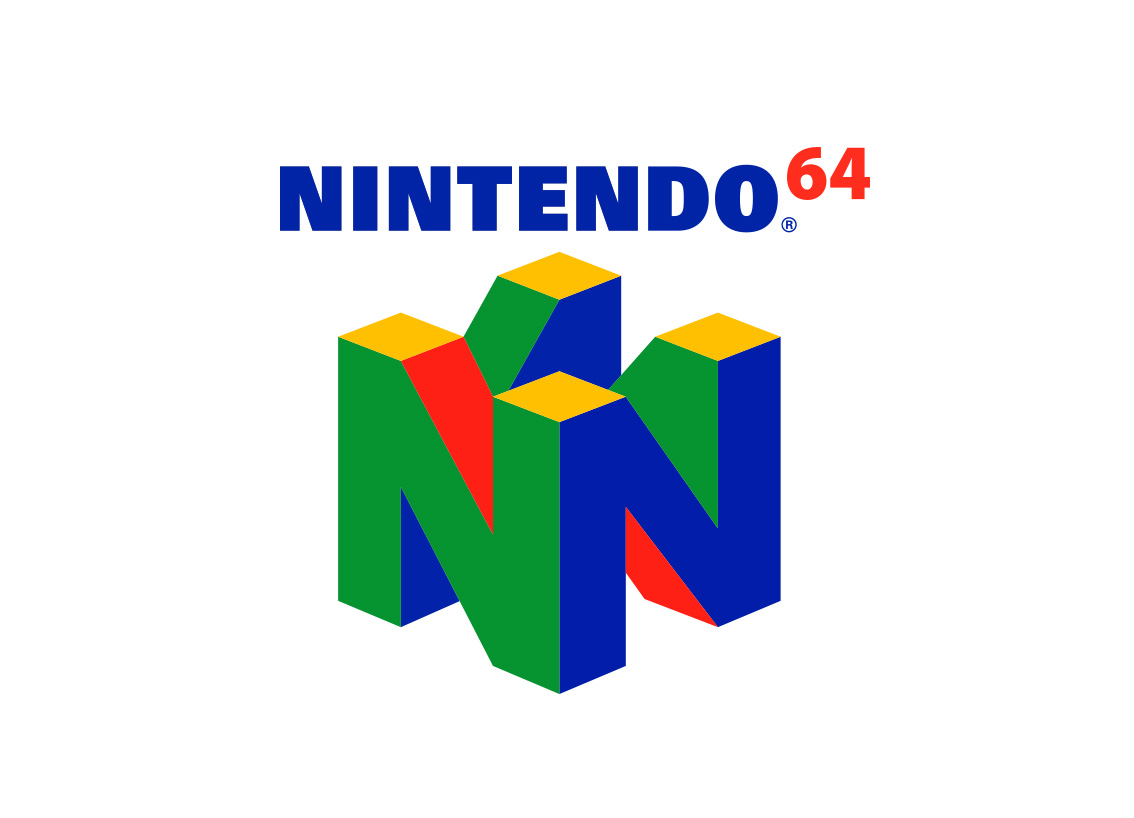 任天堂Nintendo 64游戏机logo矢量图