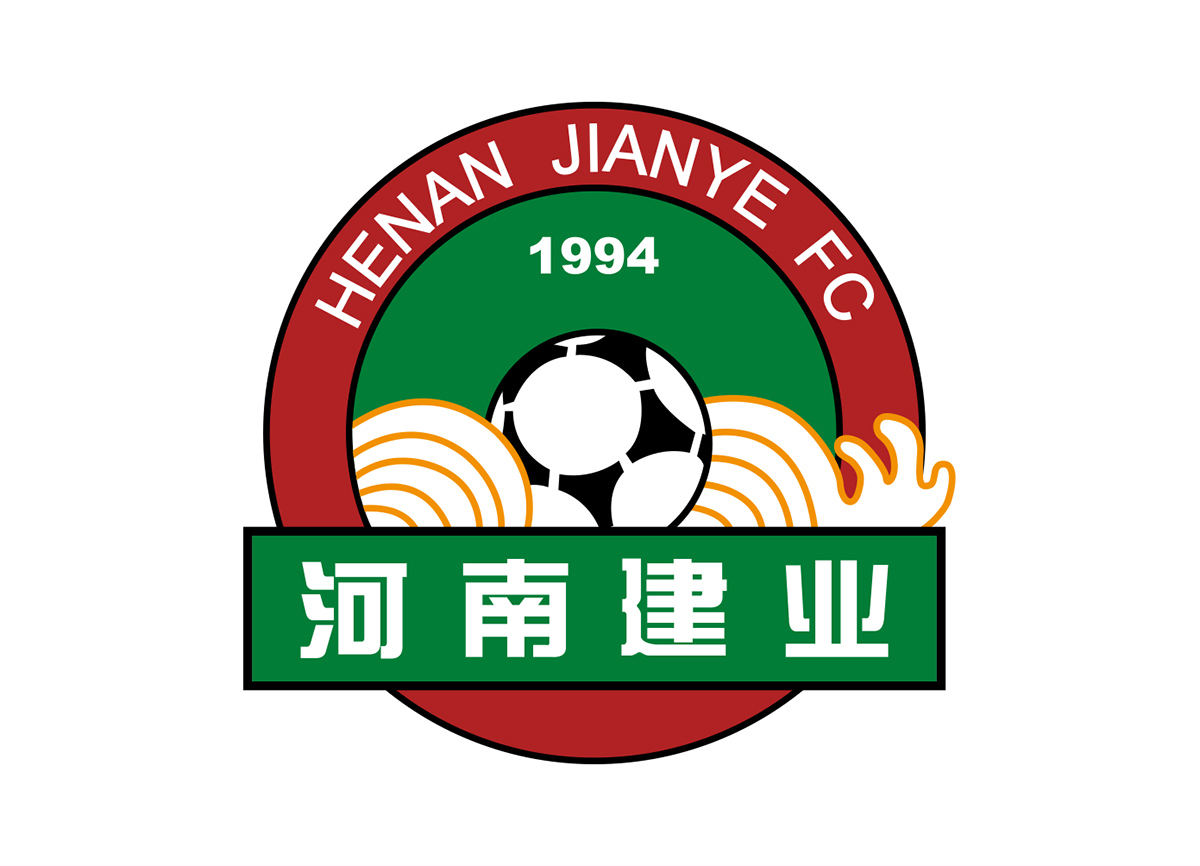 河南建业队徽logo矢量图
