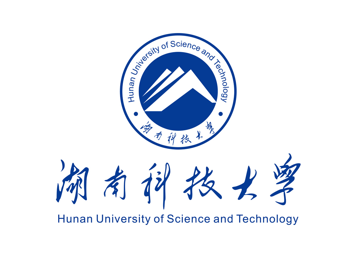 大学校徽系列：湖南科技大学标志矢量图
