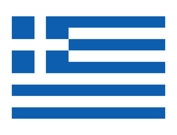 希腊国旗矢量图
