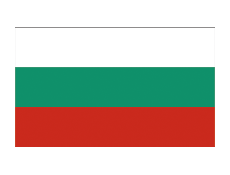 保加利亚国旗矢量图