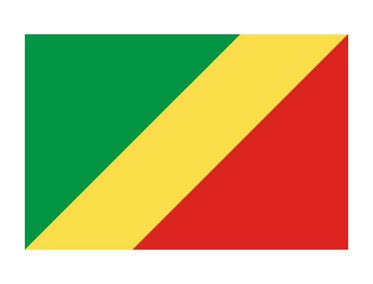 刚果共和国国旗矢量图