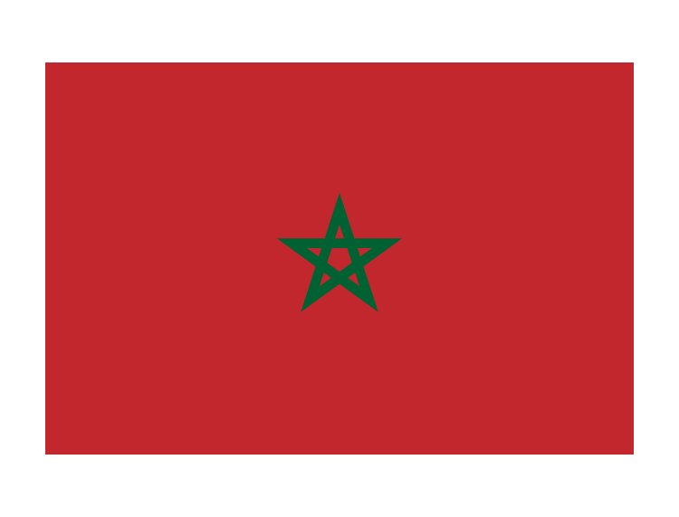 摩洛哥国旗矢量图