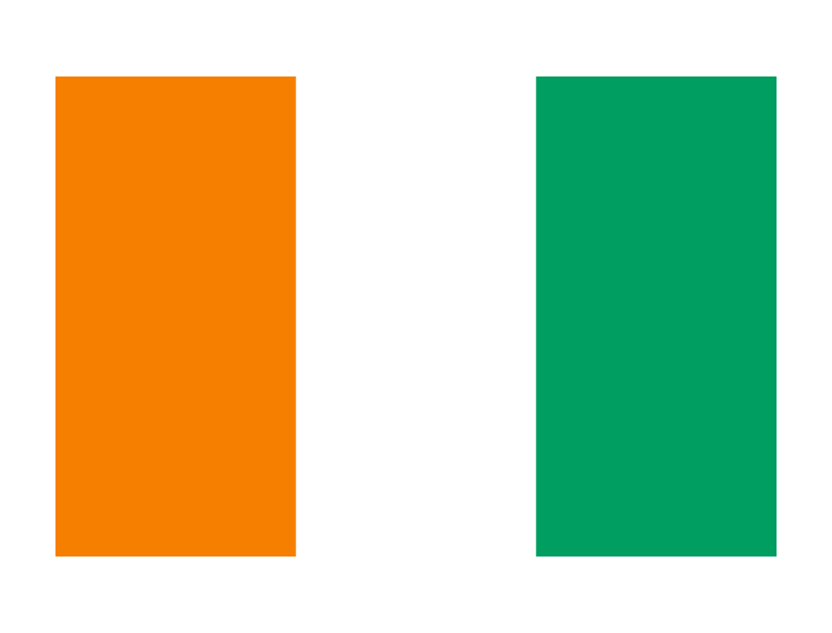 科特迪瓦国旗矢量图