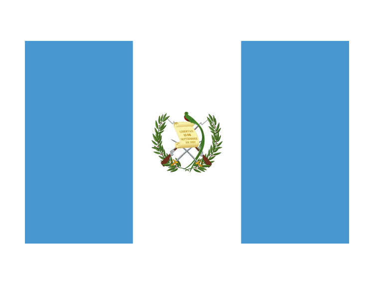 危地马拉国旗矢量图