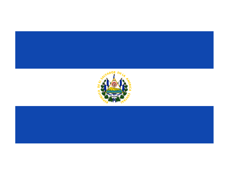萨尔瓦多国旗矢量图