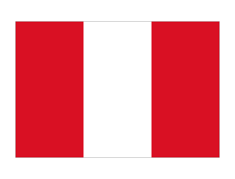 秘鲁国旗矢量图