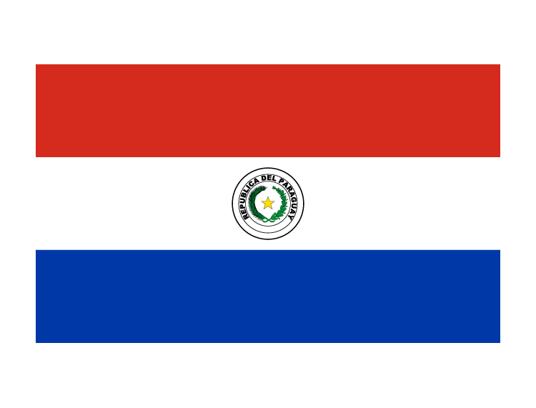 巴拉圭国旗矢量图