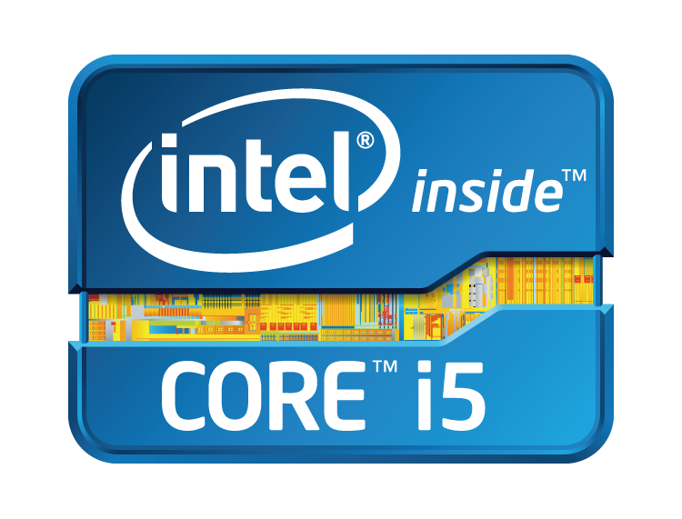 Intel酷睿i5标志矢量图