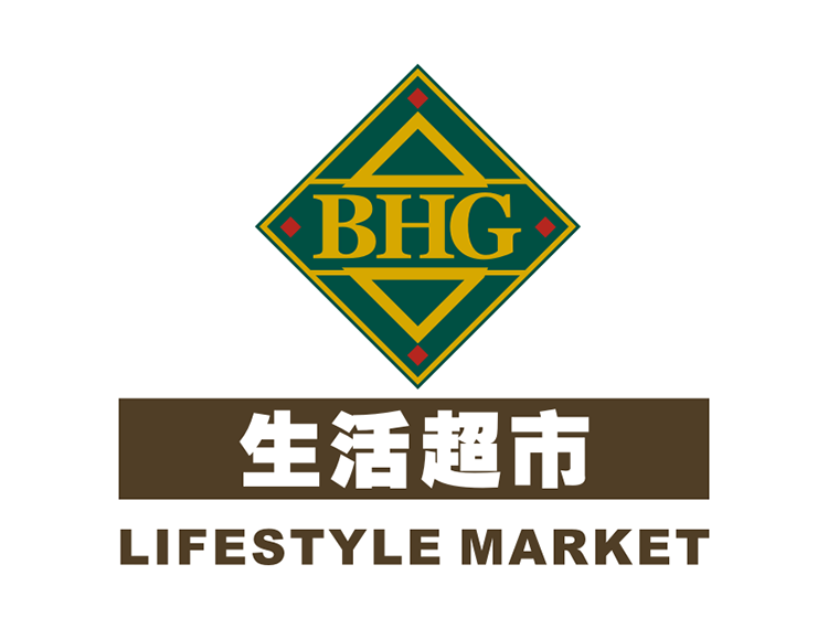 BHG生活超市logo标志矢量图