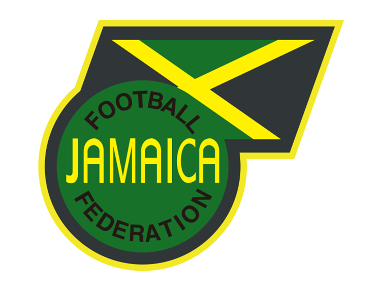 牙买加国家足球队队徽标志矢量图