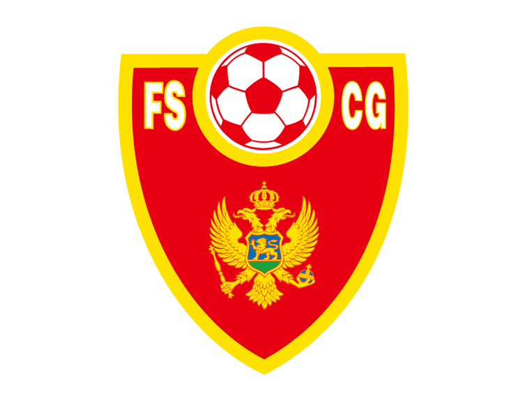 黑山国家足球队队徽标志矢量图