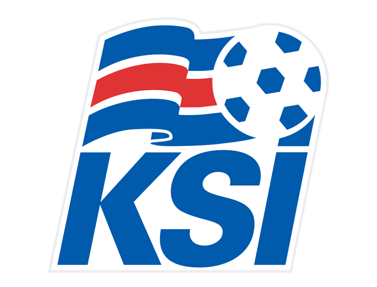 冰岛国家足球队队徽标志矢量图