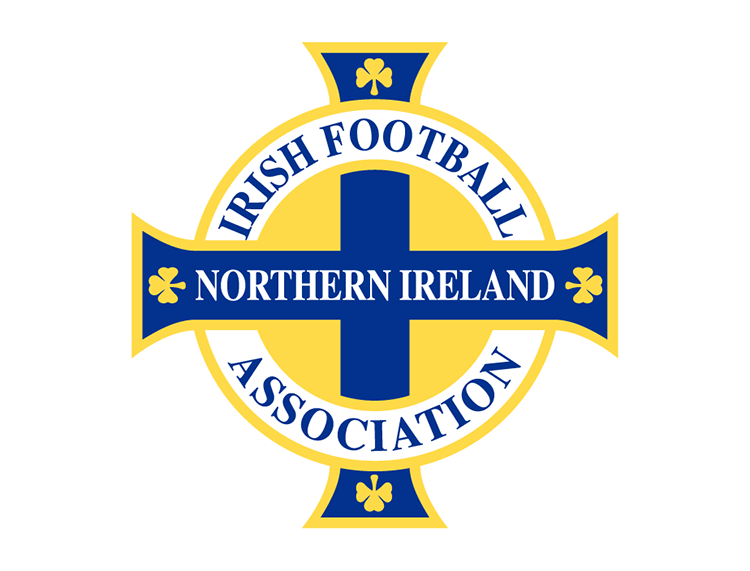 北爱尔兰足球队队徽标志矢量图