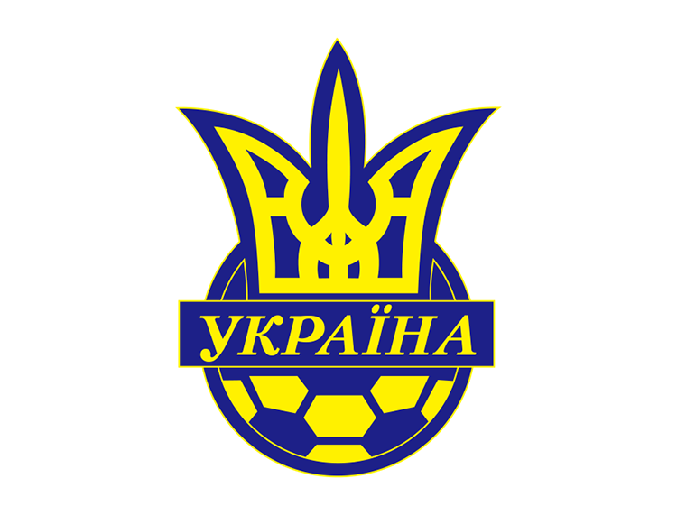 乌克兰国家足球队队徽标志矢量图