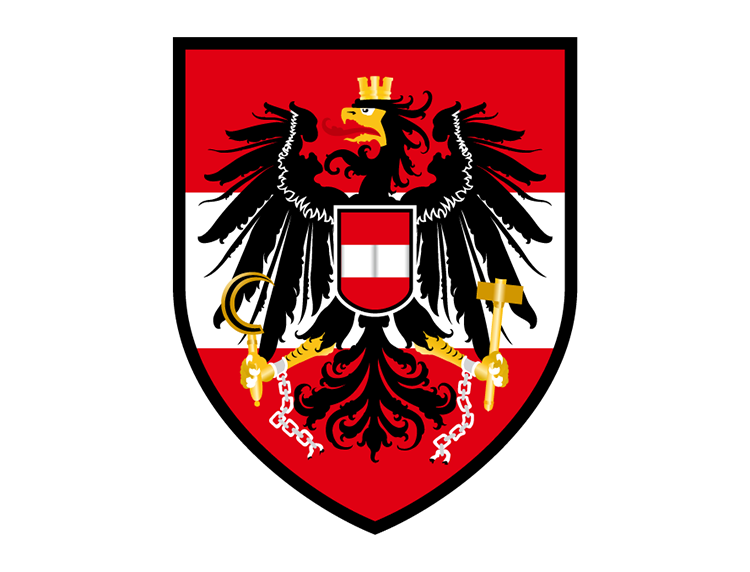 奥地利国家足球队队徽标志矢量图
