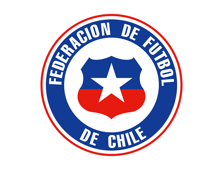 智利国家足球队队徽标志矢量图