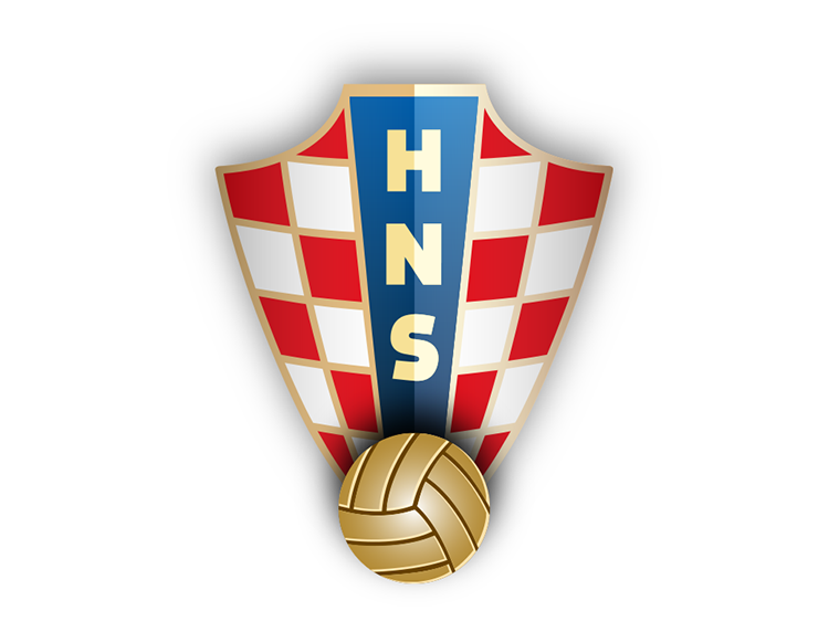 克罗地亚国家足球队队徽标志矢量图