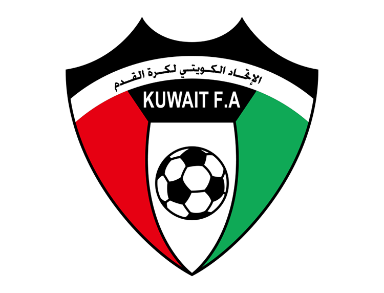 科威特国家足球队队徽标志矢量图