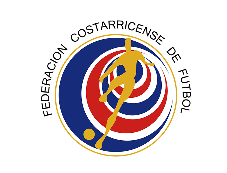 哥斯达黎加国家足球队队徽标志矢量图