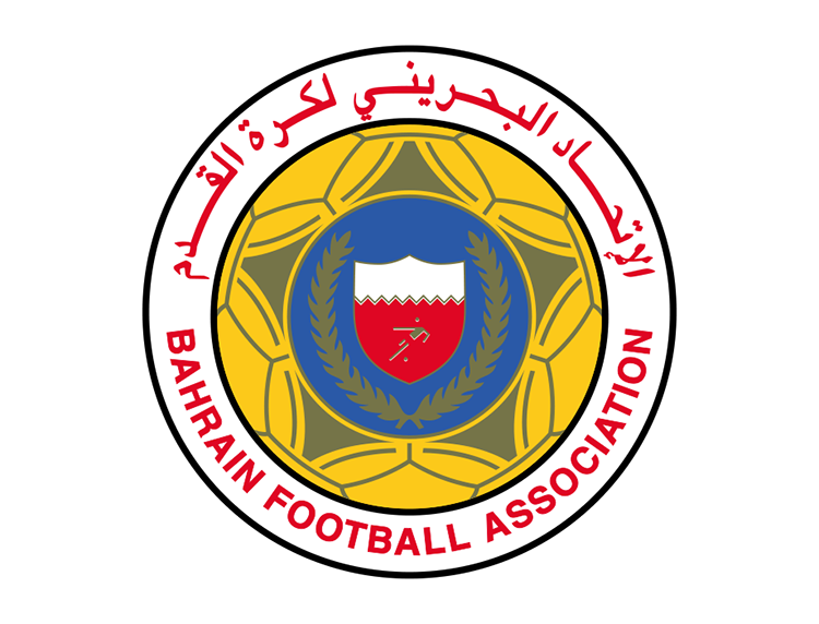 巴林国家足球队队徽标志矢量图