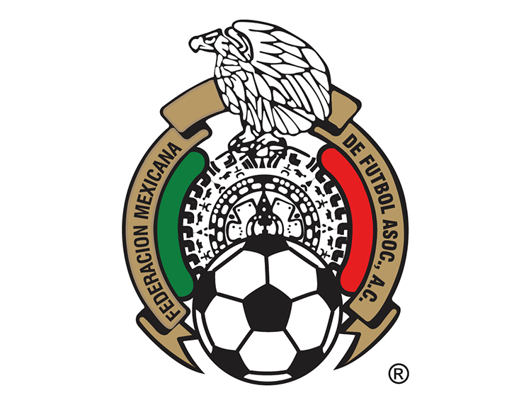 墨西哥国家足球队队徽标志矢量图