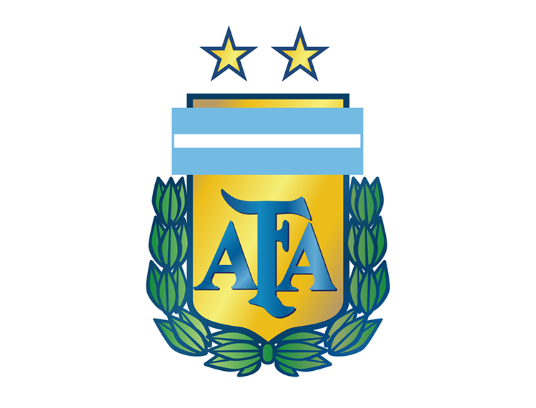 阿根廷国家足球队队徽标志矢量图