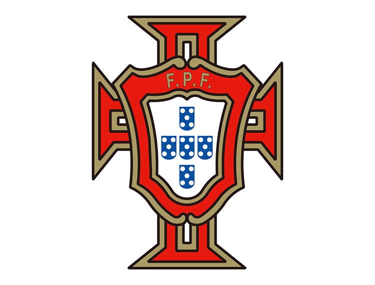 葡萄牙国家足球队队徽标志矢量图
