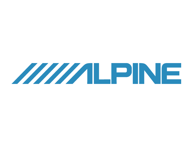 阿尔派(alpine)汽车音响logo标志矢量图