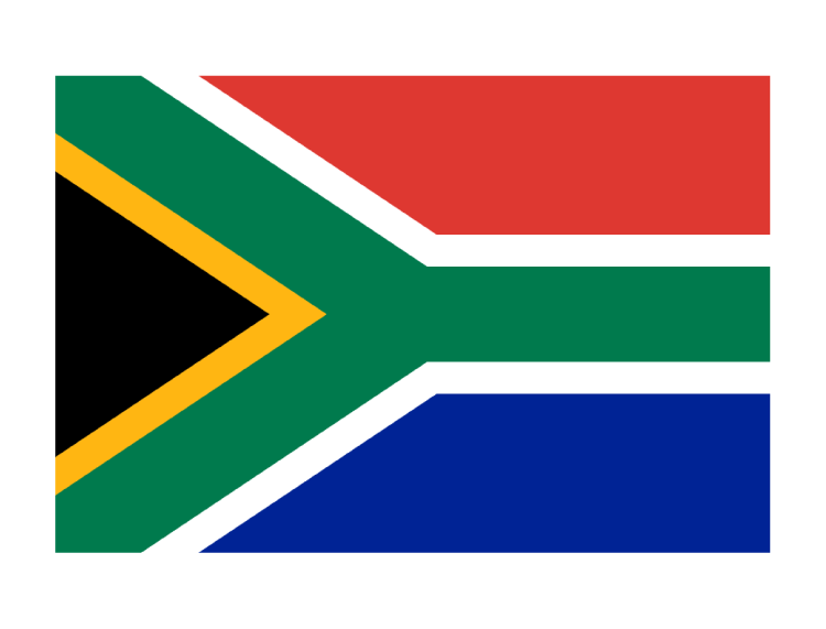 南非国旗矢量图