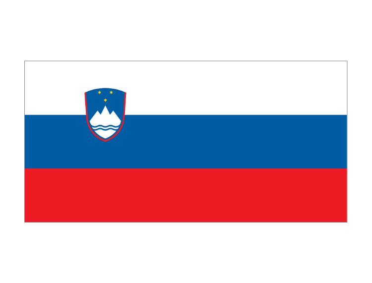 斯洛文尼亚国旗矢量图