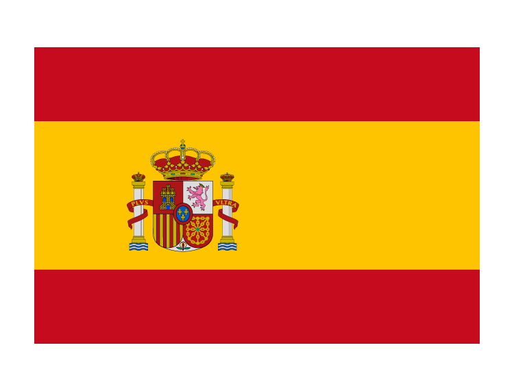 西班牙国旗矢量图
