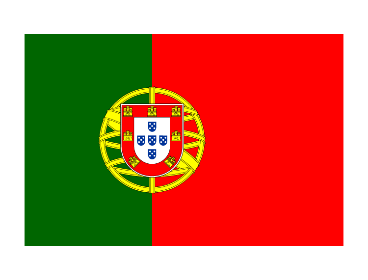 葡萄牙国旗矢量图