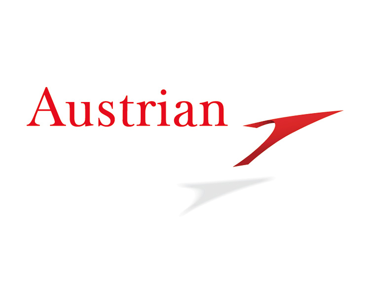 奥地利航空(Austrian Airlines)标志矢量图