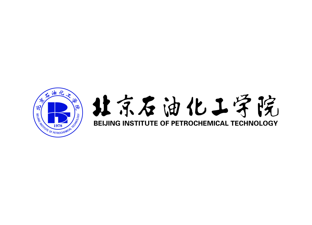 北京石油化工学院校徽标志矢量图