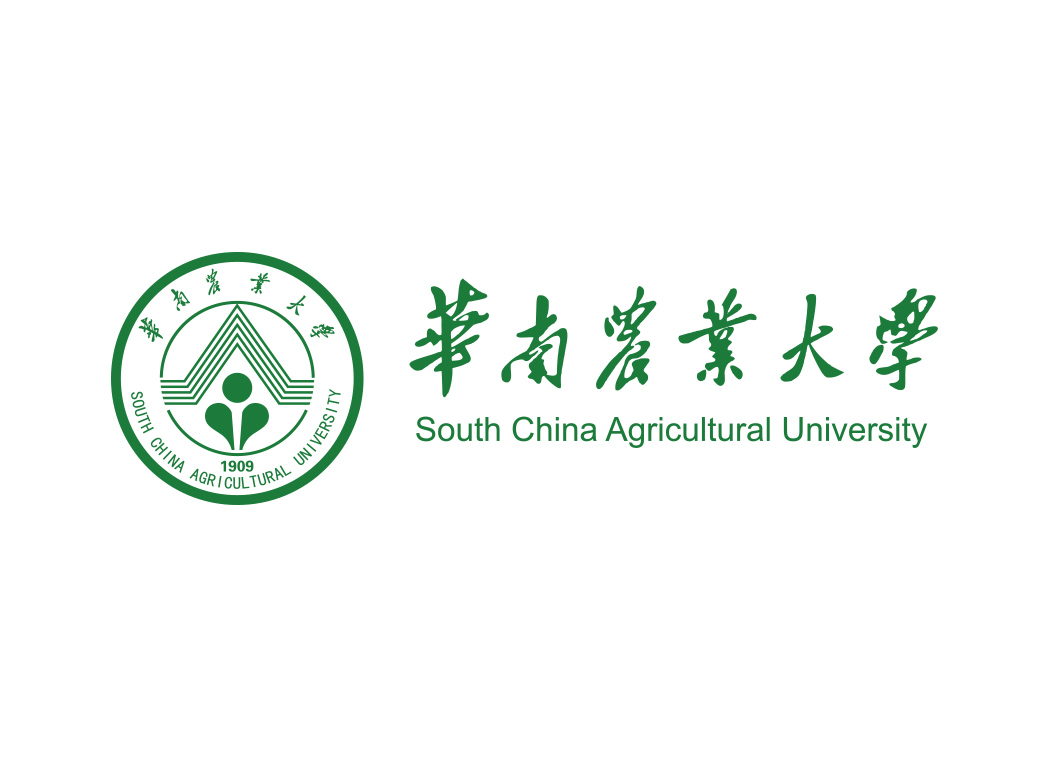 华南农业大学校徽标志矢量图