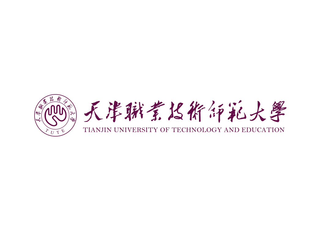 天津职业技术师范大学校徽标志矢量图