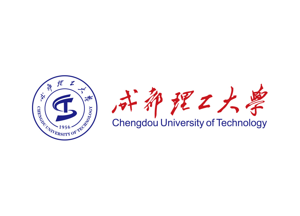 成都理工大学校徽标志矢量图