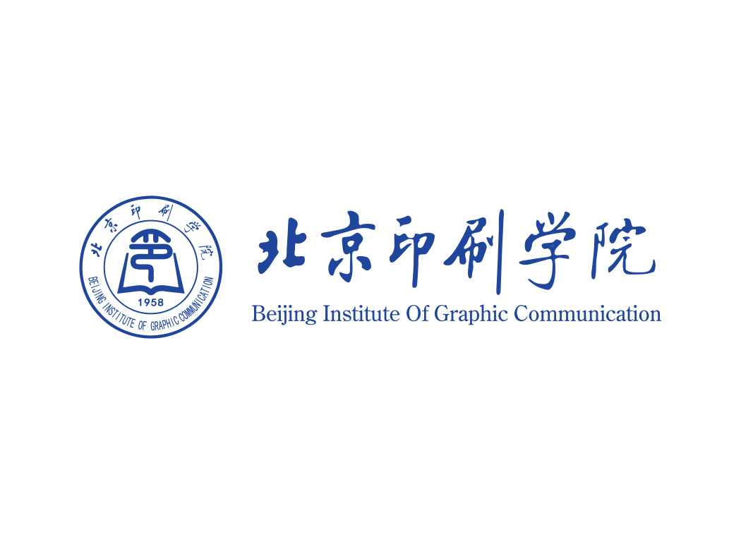 北京印刷学院校徽标志矢量图