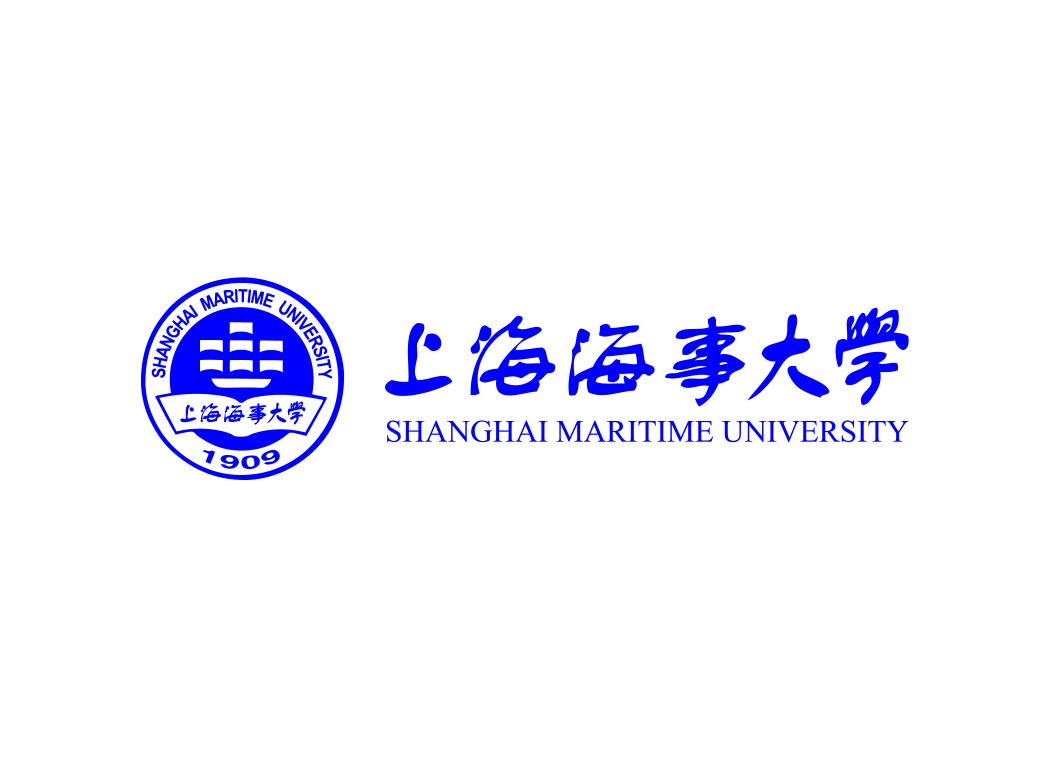 上海海事大学校徽标志矢量图