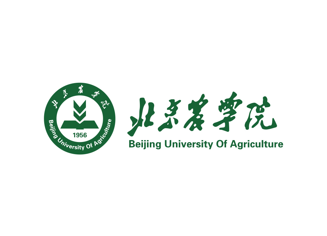 北京农学院校徽标志矢量图