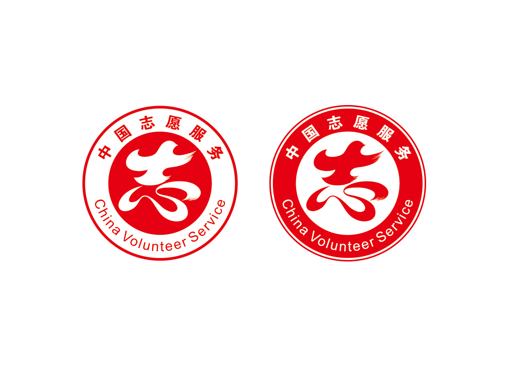 中国志愿服务logo矢量图