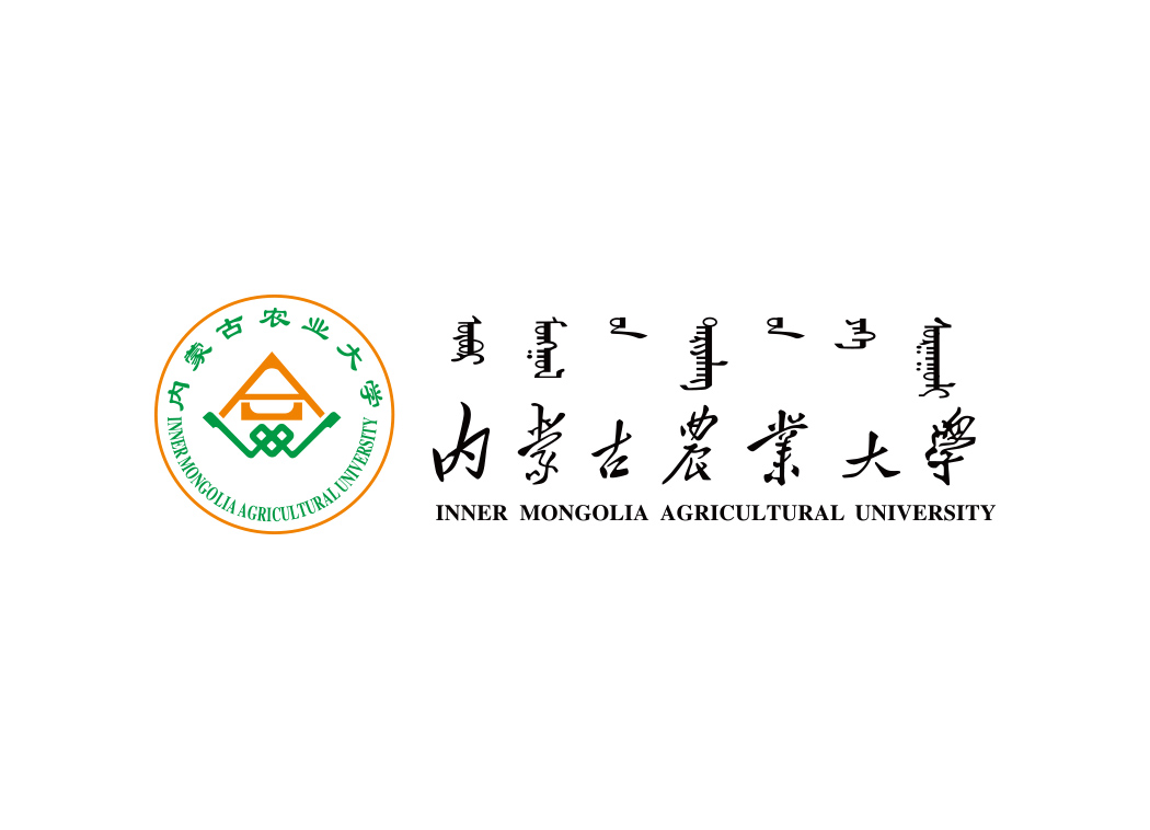 内蒙古农业大学校徽标志矢量图