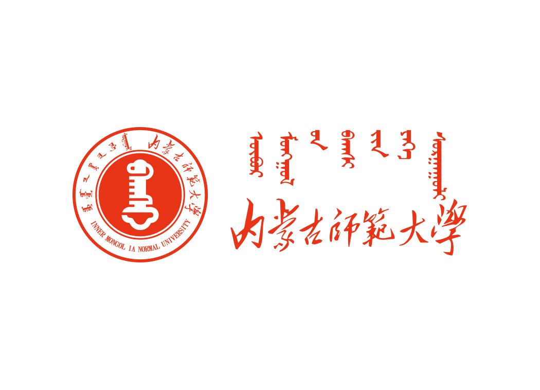 内蒙古师范大学校徽标志矢量图