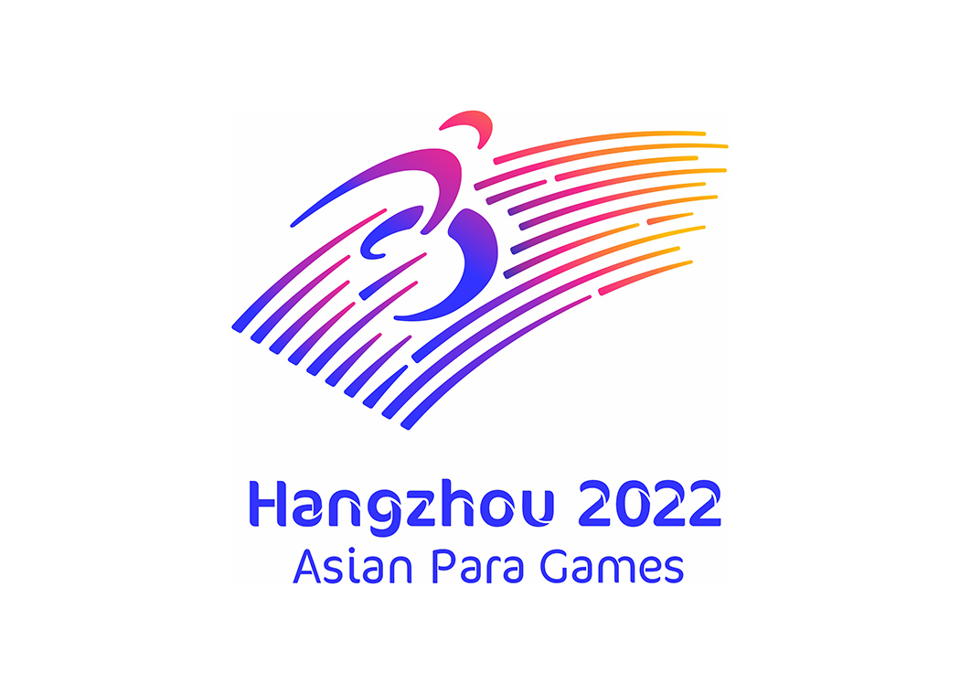 2022杭州亚残运会会徽，主题口号矢量图