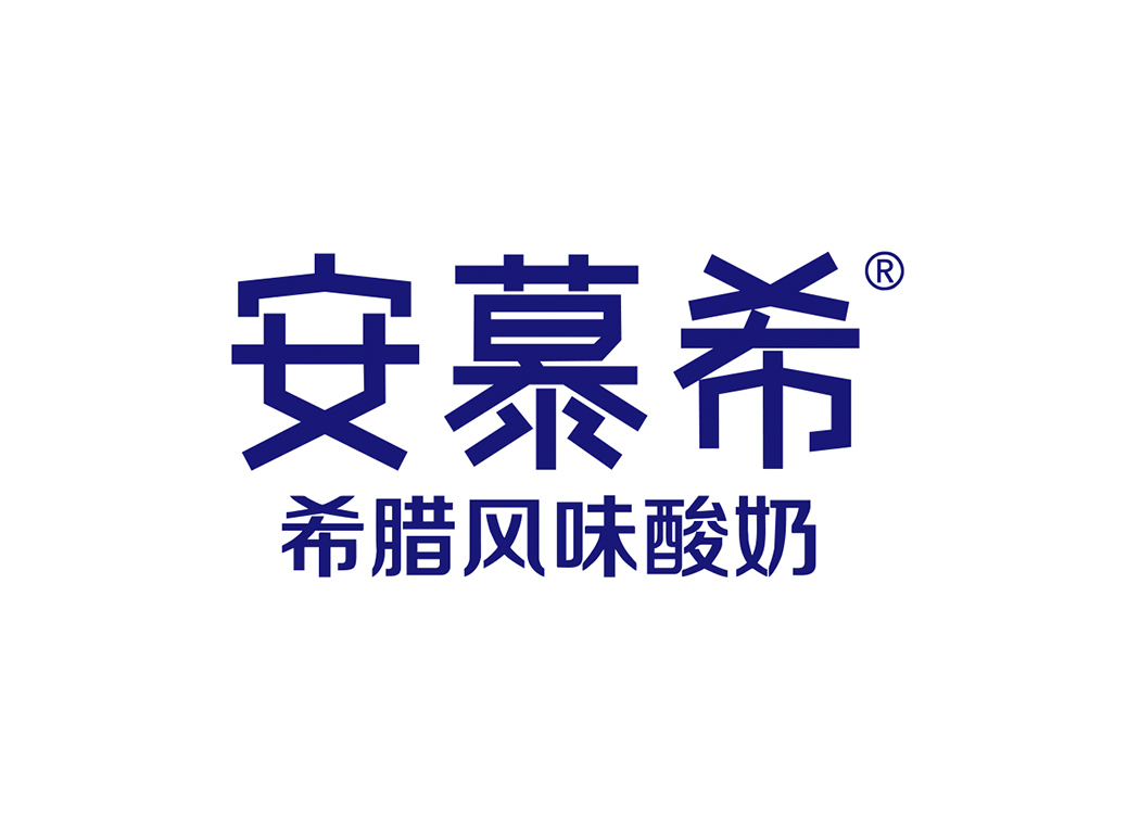 安慕希酸奶logo矢量图