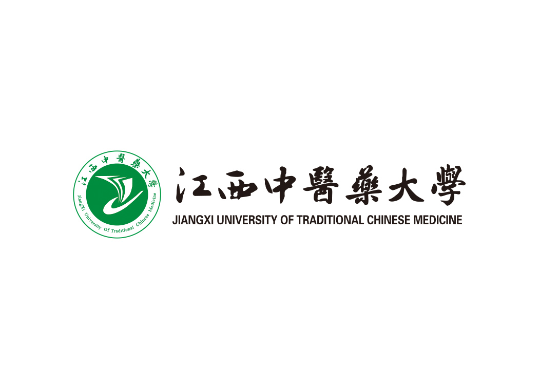 江西中医药大学校徽标志矢量图