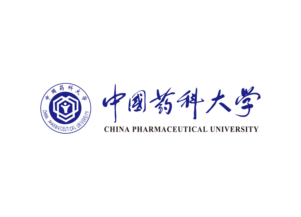 中国药科大学校徽标志矢量图